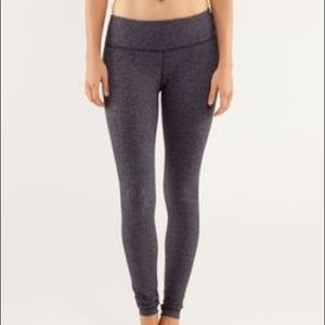 Lululemon charcoal grey heather wunder under pants
