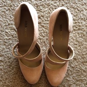 Sueded Pink Heels | Sz 6