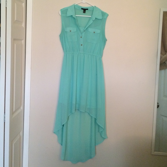Mint hi lo dress