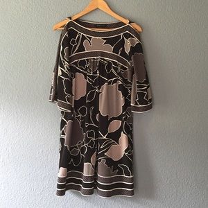 Grey and black dress