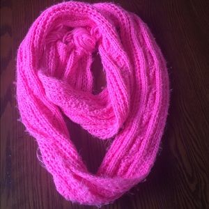Pink Infinity Scarf