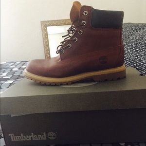 Brown Leather Timberland Boots