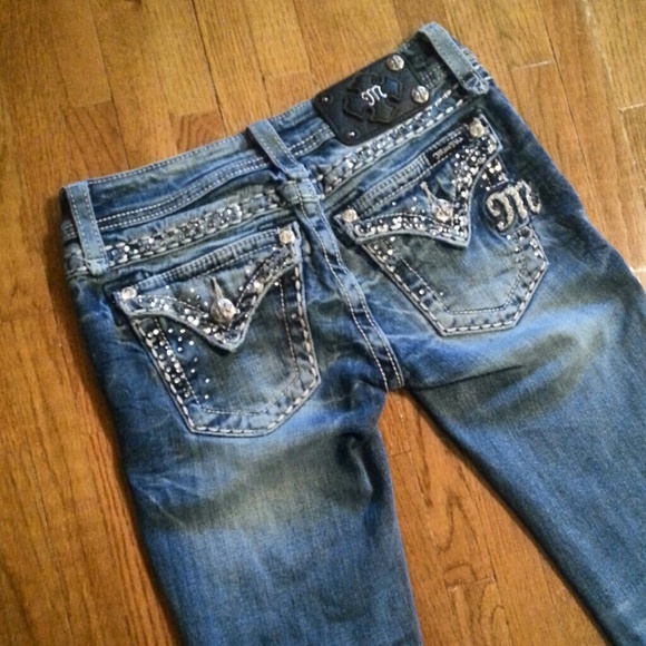 Miss Me size 24 bling skinny jeans!