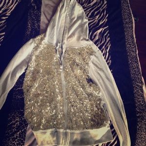 Vs  pink blue gray hoodie