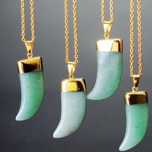 Nephrite talon necklace
