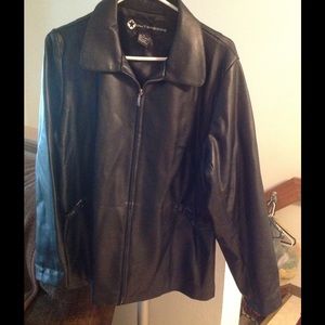 Leather Look Coat