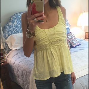 Anthropologie Ric Rac Babydoll Tank Top