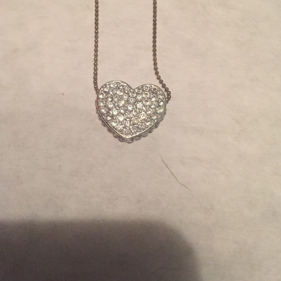 cute diamond heart necklace