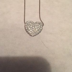cute diamond heart necklace