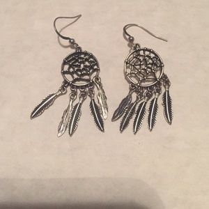 Dream catcher earrings