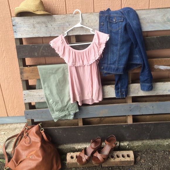 Light Pink Crepe Top