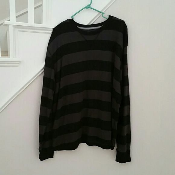 Mens long sleeve thermal style  shirt - Picture 1 of 3
