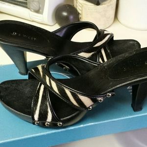 Nine West Yoshiego  Zebra Leather shoes