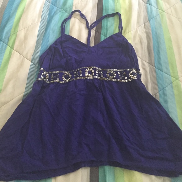 Purple Spaghetti Strap Top. NWOT