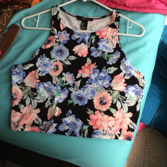 cute floral crop top