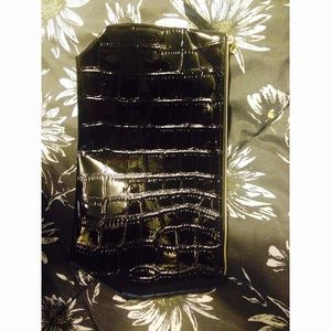 Patterned Zipper Hand + Makeup Bag