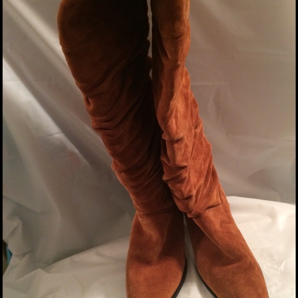 Never worn leather boots from Greece