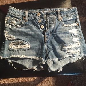 American eagle high waisted shorts