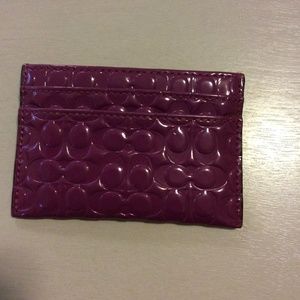 COACH credit card holder