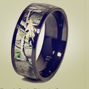 Camo and black unisex band