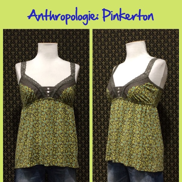 Anthropologie Tops - Anthro "Zinnia Tank" by Pinkerton