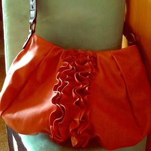 Authentic Vera Wang peach handbag