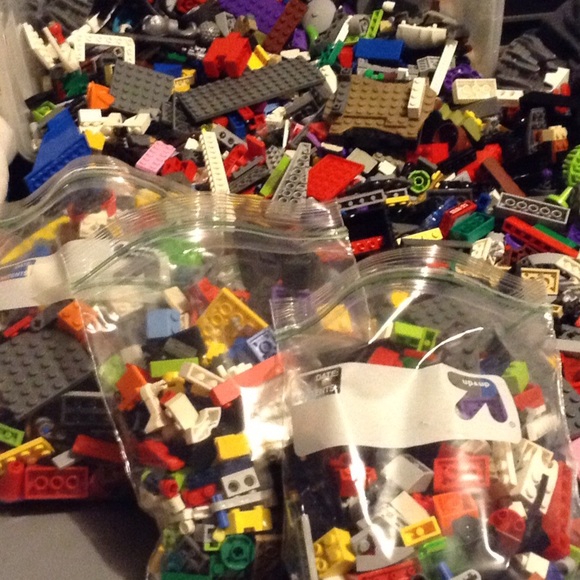 One of pound Legos