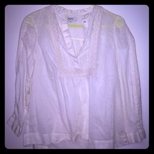 Cream Madewell Blouse