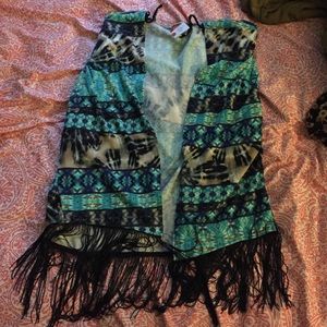 Tie-dye shawl