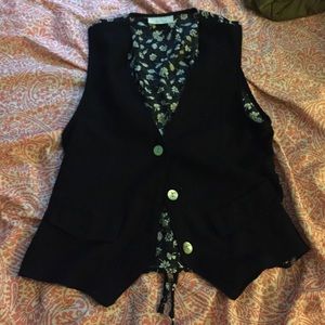 Cute floral ladies vest