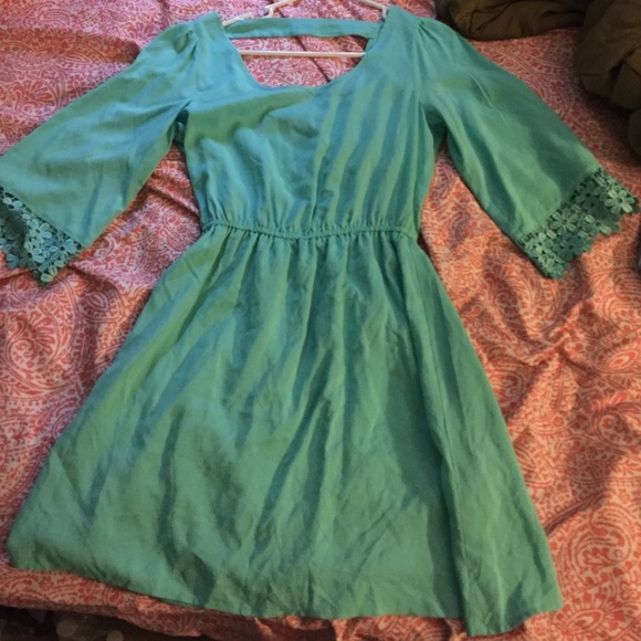 Turquoise dress