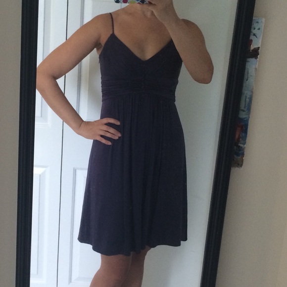 BCBG Max Azria eggplant dress