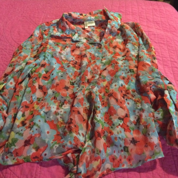 Summary sheer long sleeve