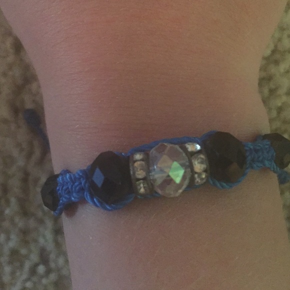 💙Blue draw string bracelet - Picture 1 of 2