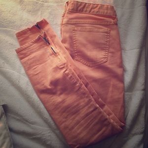 Salmon - colored Free People Jeans