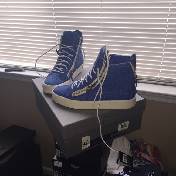 Mens  giuseppe zanotti mens sneakers - Picture 3 of 4