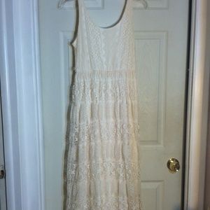 Rewind lace maxi dress