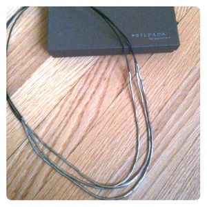 *SILPADA SILVER & Leather necklace*