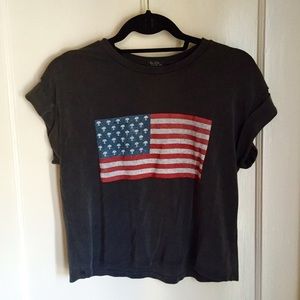 BM 👽🇺🇸 alien flag crop top