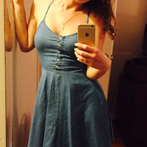 Denim dress