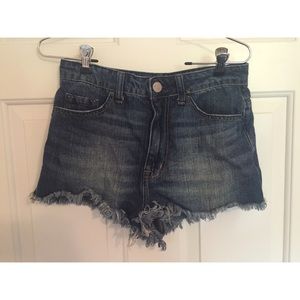BDG high waisted jean shorts