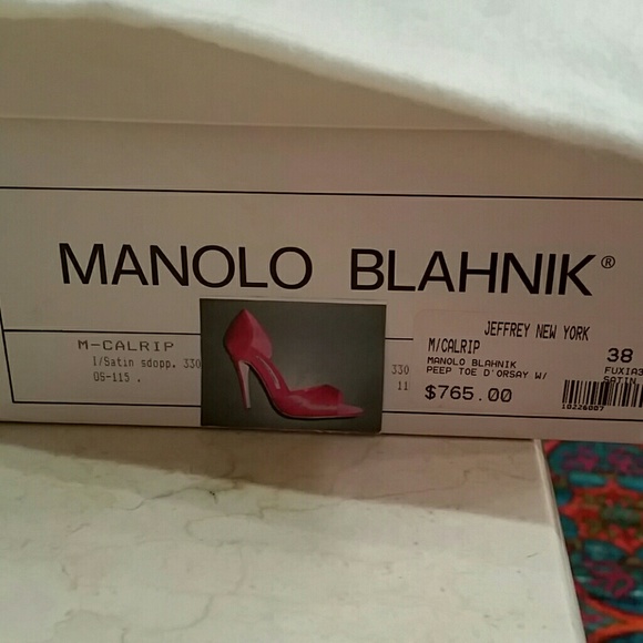 Super Hot Manolo Blahnik peep toes - Picture 3 of 3