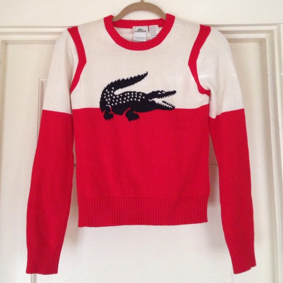 Lacoste alligator sweater
