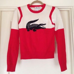 Lacoste alligator sweater