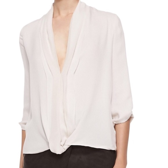 Halston Heritage 100% Silk Top M