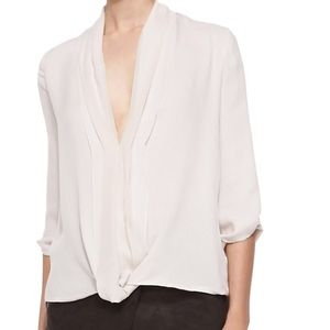 Halston Heritage 100% Silk Top M