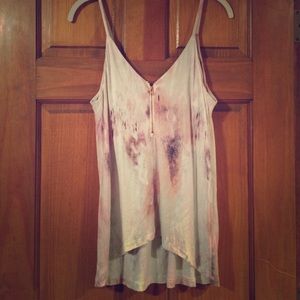 URBAN OUTFITTERS pastel washed, flowy tank!