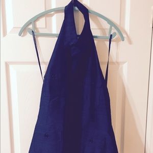 Navy Ralph Lauren halter blouse
