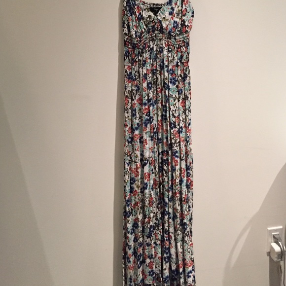 FINAL SALE!!!  Aqua Multi colored sundress