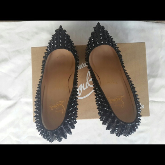 SOLD!! Christian Louboutin Pigalle Follies Spike - Picture 2 of 4